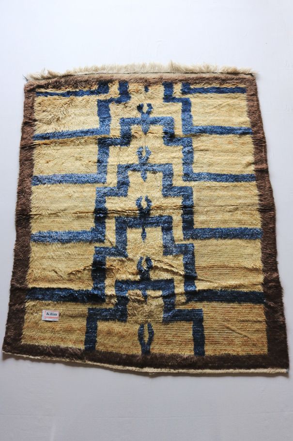 通販激安セール キリム手織り モロッコ ビンテージ 手に入らない 手織りラグ 民族 ベルベル族 ラグ